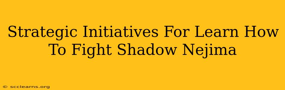 Strategic Initiatives For Learn How To Fight Shadow Nejima