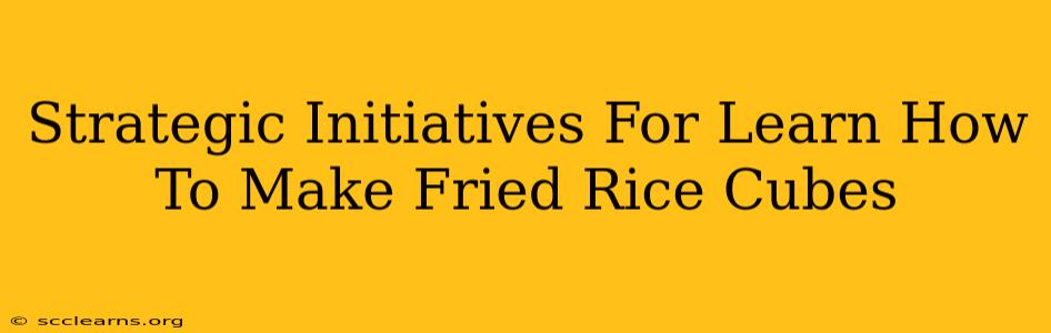 Strategic Initiatives For Learn How To Make Fried Rice Cubes