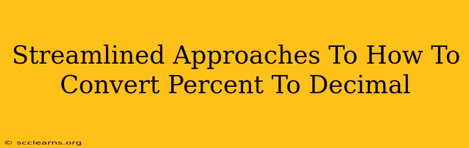 Streamlined Approaches To How To Convert Percent To Decimal