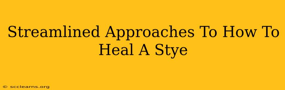 Streamlined Approaches To How To Heal A Stye