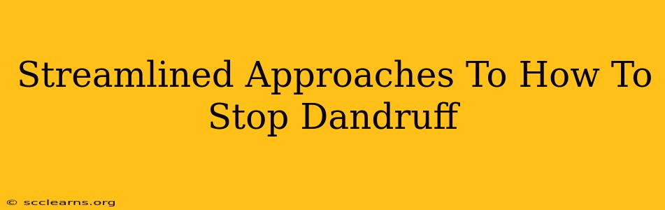 Streamlined Approaches To How To Stop Dandruff