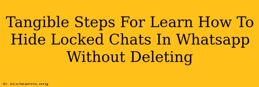 Tangible Steps For Learn How To Hide Locked Chats In Whatsapp Without Deleting