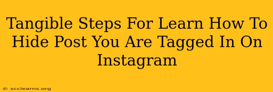 Tangible Steps For Learn How To Hide Post You Are Tagged In On Instagram