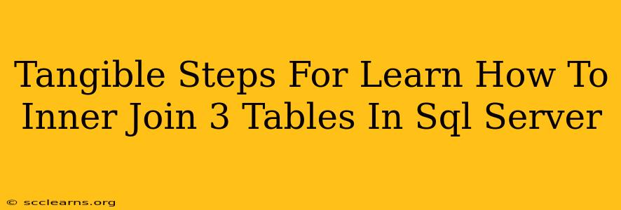 Tangible Steps For Learn How To Inner Join 3 Tables In Sql Server