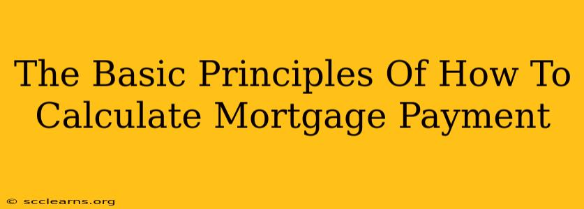 The Basic Principles Of How To Calculate Mortgage Payment