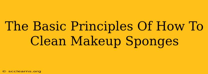 The Basic Principles Of How To Clean Makeup Sponges