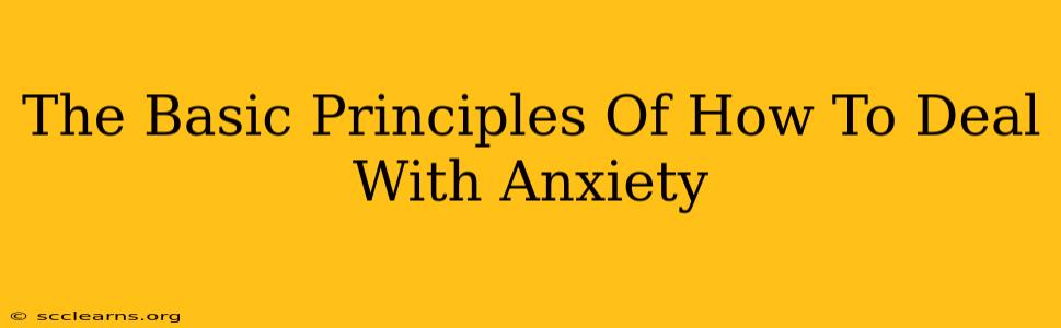 The Basic Principles Of How To Deal With Anxiety