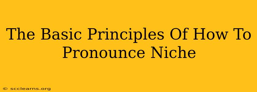 The Basic Principles Of How To Pronounce Niche