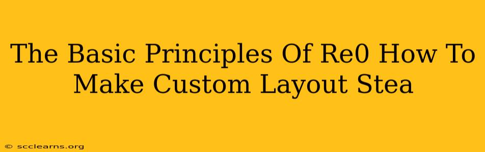 The Basic Principles Of Re0 How To Make Custom Layout Stea