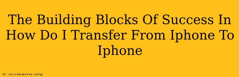 The Building Blocks Of Success In How Do I Transfer From Iphone To Iphone