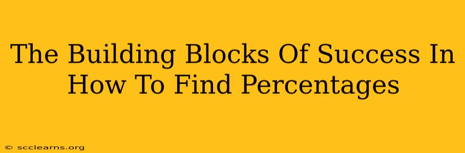 The Building Blocks Of Success In How To Find Percentages