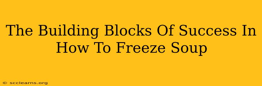 The Building Blocks Of Success In How To Freeze Soup