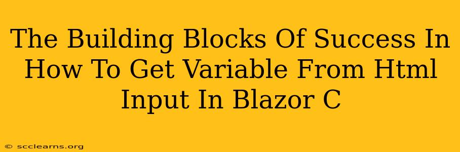 The Building Blocks Of Success In How To Get Variable From Html Input In Blazor C