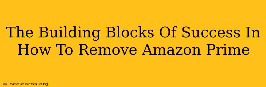 The Building Blocks Of Success In How To Remove Amazon Prime