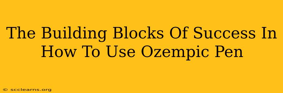 The Building Blocks Of Success In How To Use Ozempic Pen