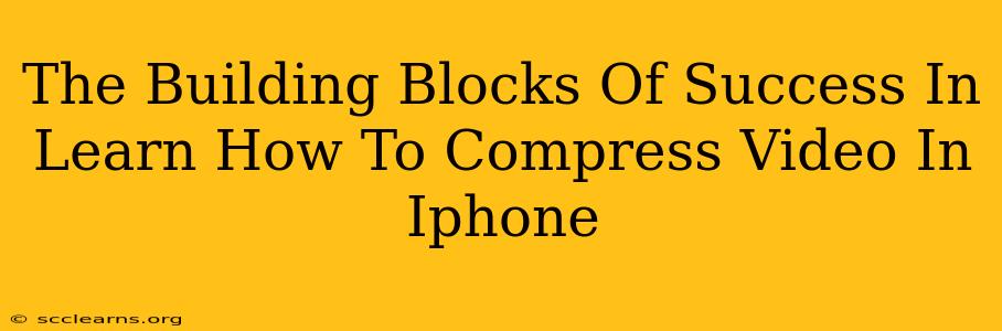 The Building Blocks Of Success In Learn How To Compress Video In Iphone