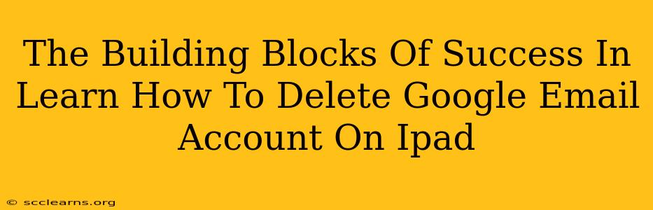 The Building Blocks Of Success In Learn How To Delete Google Email Account On Ipad