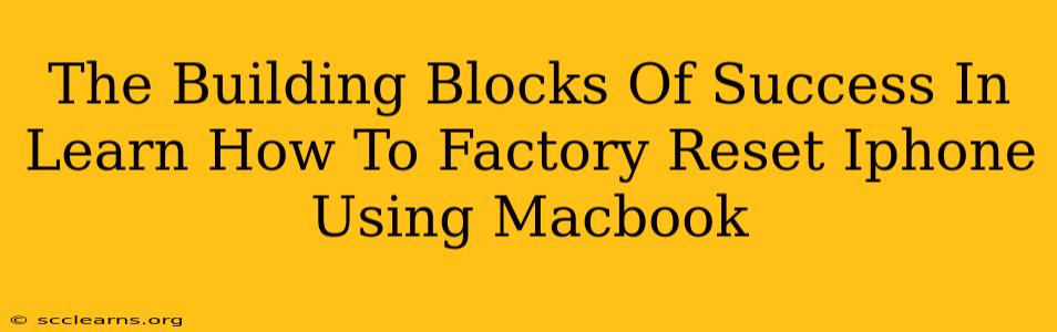 The Building Blocks Of Success In Learn How To Factory Reset Iphone Using Macbook