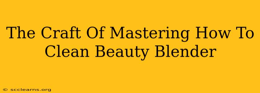 The Craft Of Mastering How To Clean Beauty Blender