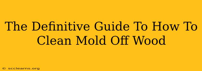 The Definitive Guide To How To Clean Mold Off Wood