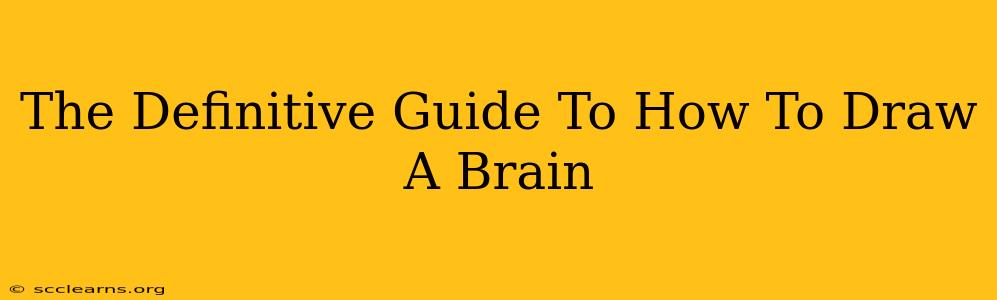 The Definitive Guide To How To Draw A Brain