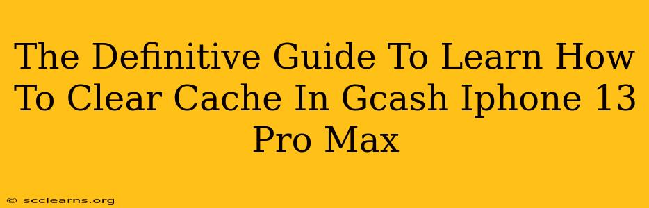 The Definitive Guide To Learn How To Clear Cache In Gcash Iphone 13 Pro Max