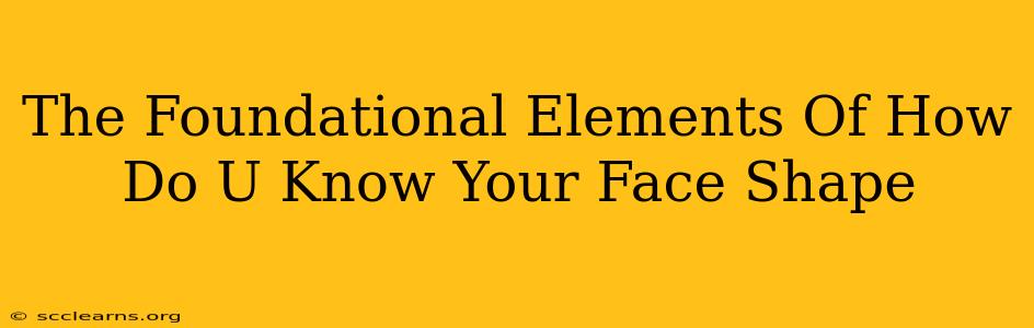 The Foundational Elements Of How Do U Know Your Face Shape