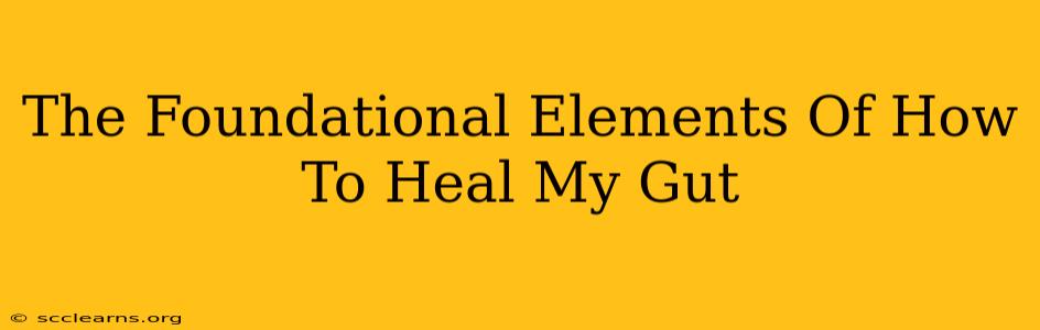 The Foundational Elements Of How To Heal My Gut