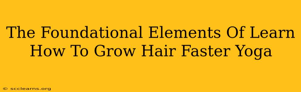 The Foundational Elements Of Learn How To Grow Hair Faster Yoga