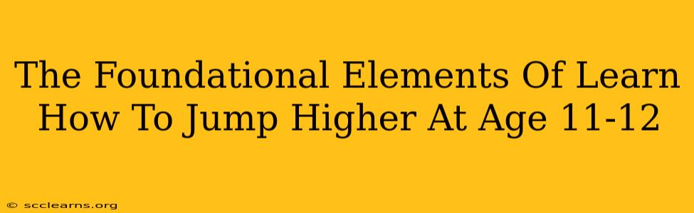 The Foundational Elements Of Learn How To Jump Higher At Age 11-12