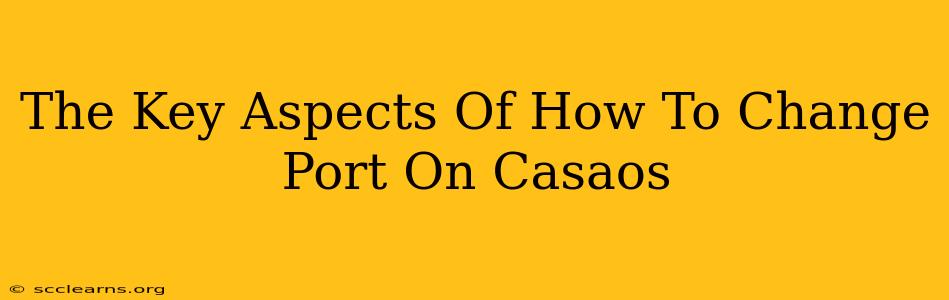 The Key Aspects Of How To Change Port On Casaos