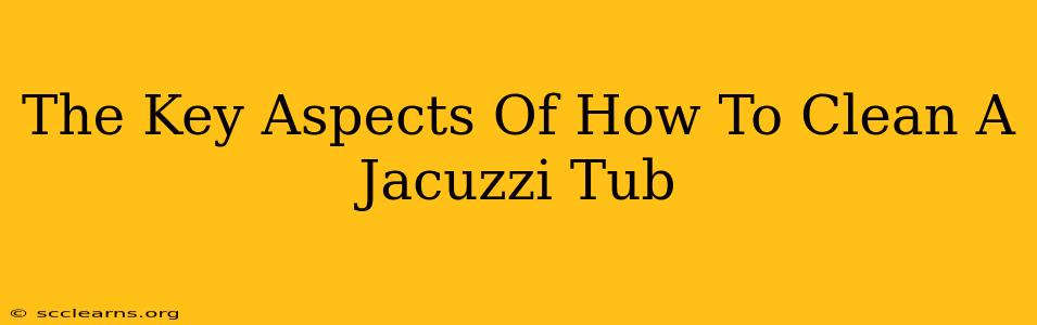 The Key Aspects Of How To Clean A Jacuzzi Tub