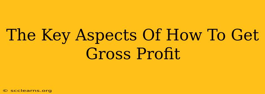 The Key Aspects Of How To Get Gross Profit