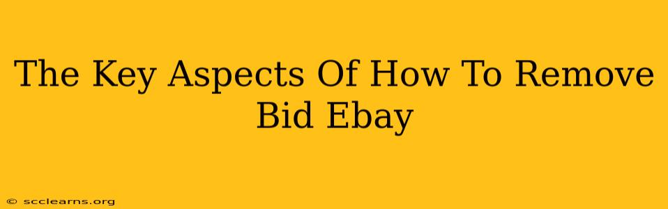 The Key Aspects Of How To Remove Bid Ebay