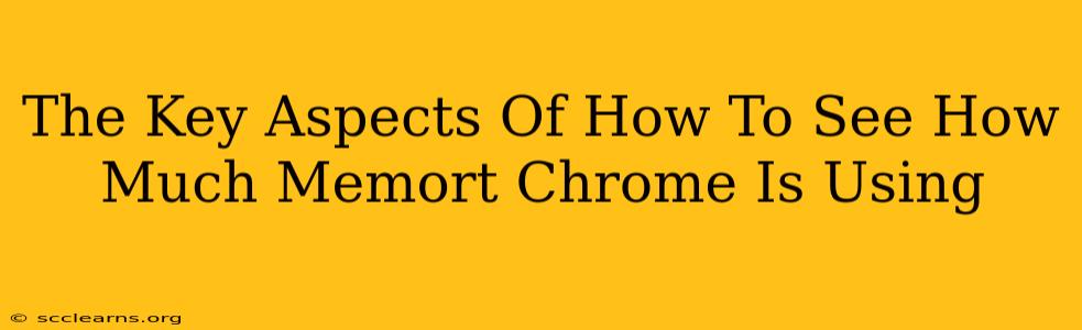 The Key Aspects Of How To See How Much Memort Chrome Is Using