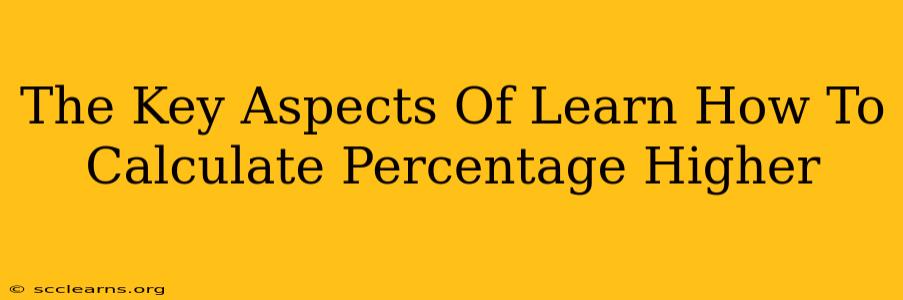 The Key Aspects Of Learn How To Calculate Percentage Higher