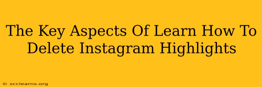 The Key Aspects Of Learn How To Delete Instagram Highlights