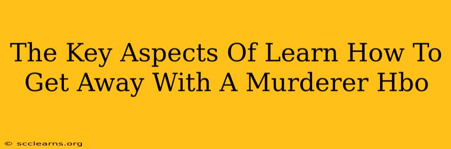 The Key Aspects Of Learn How To Get Away With A Murderer Hbo