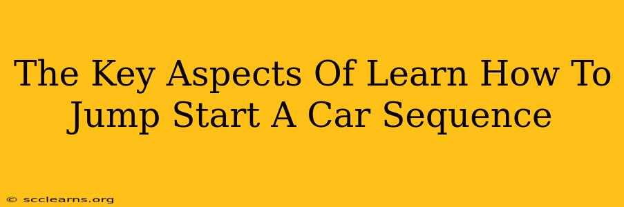 The Key Aspects Of Learn How To Jump Start A Car Sequence