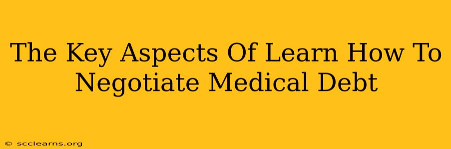 The Key Aspects Of Learn How To Negotiate Medical Debt