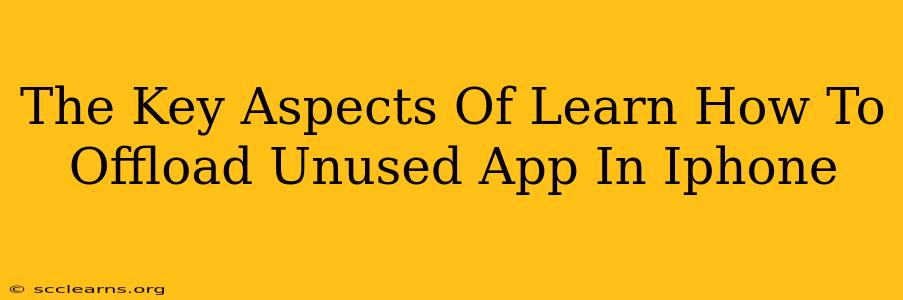 The Key Aspects Of Learn How To Offload Unused App In Iphone