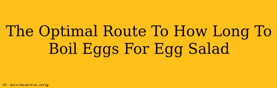 The Optimal Route To How Long To Boil Eggs For Egg Salad