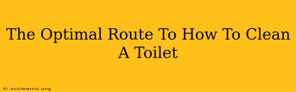 The Optimal Route To How To Clean A Toilet