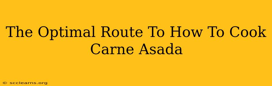 The Optimal Route To How To Cook Carne Asada