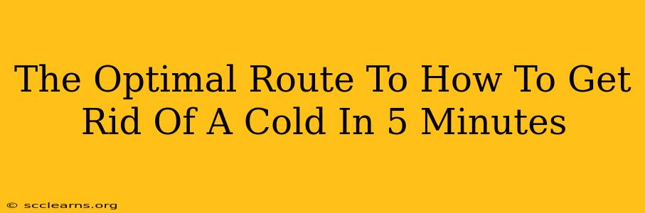 The Optimal Route To How To Get Rid Of A Cold In 5 Minutes