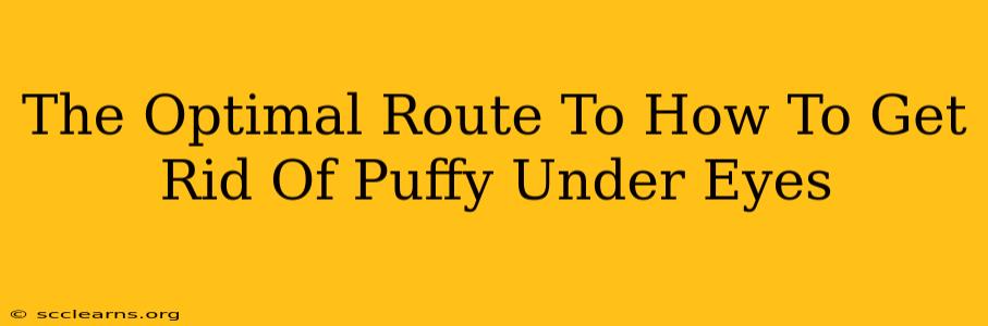 The Optimal Route To How To Get Rid Of Puffy Under Eyes