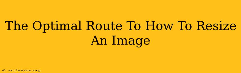 The Optimal Route To How To Resize An Image