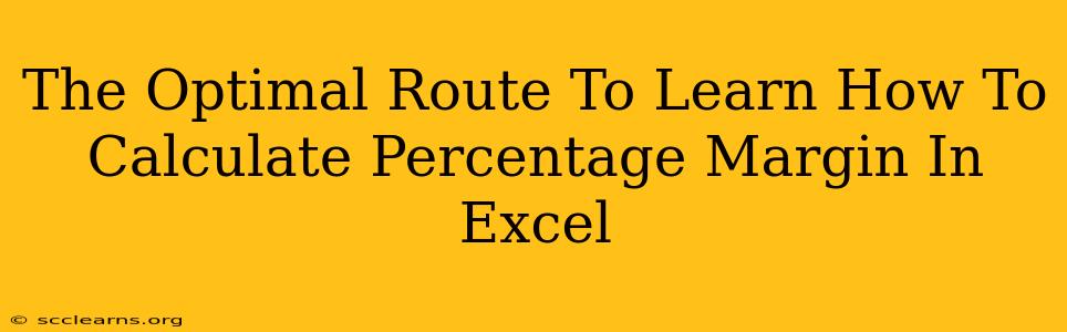 The Optimal Route To Learn How To Calculate Percentage Margin In Excel