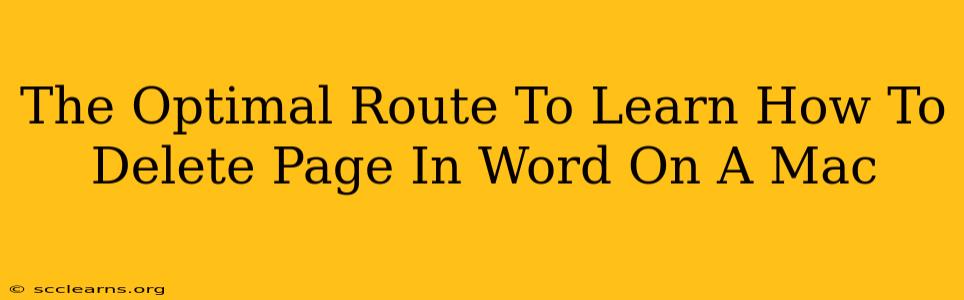 The Optimal Route To Learn How To Delete Page In Word On A Mac