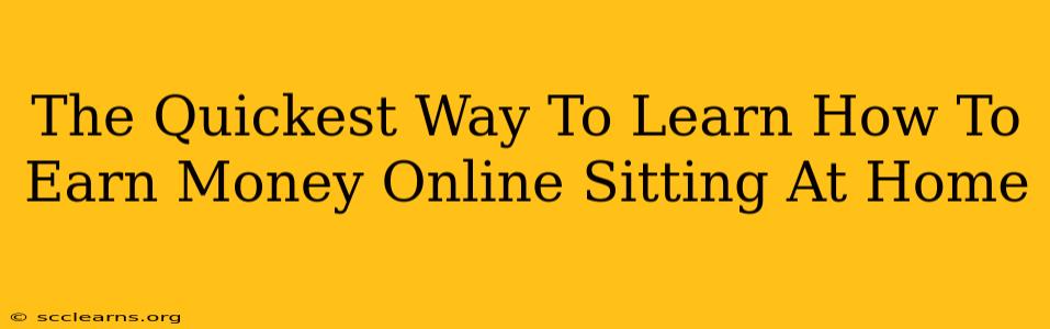 The Quickest Way To Learn How To Earn Money Online Sitting At Home